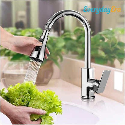 EverydatEra 3-Function Pull Down Kitchen Faucet – 360° Rotating Sink Sprayer Tap