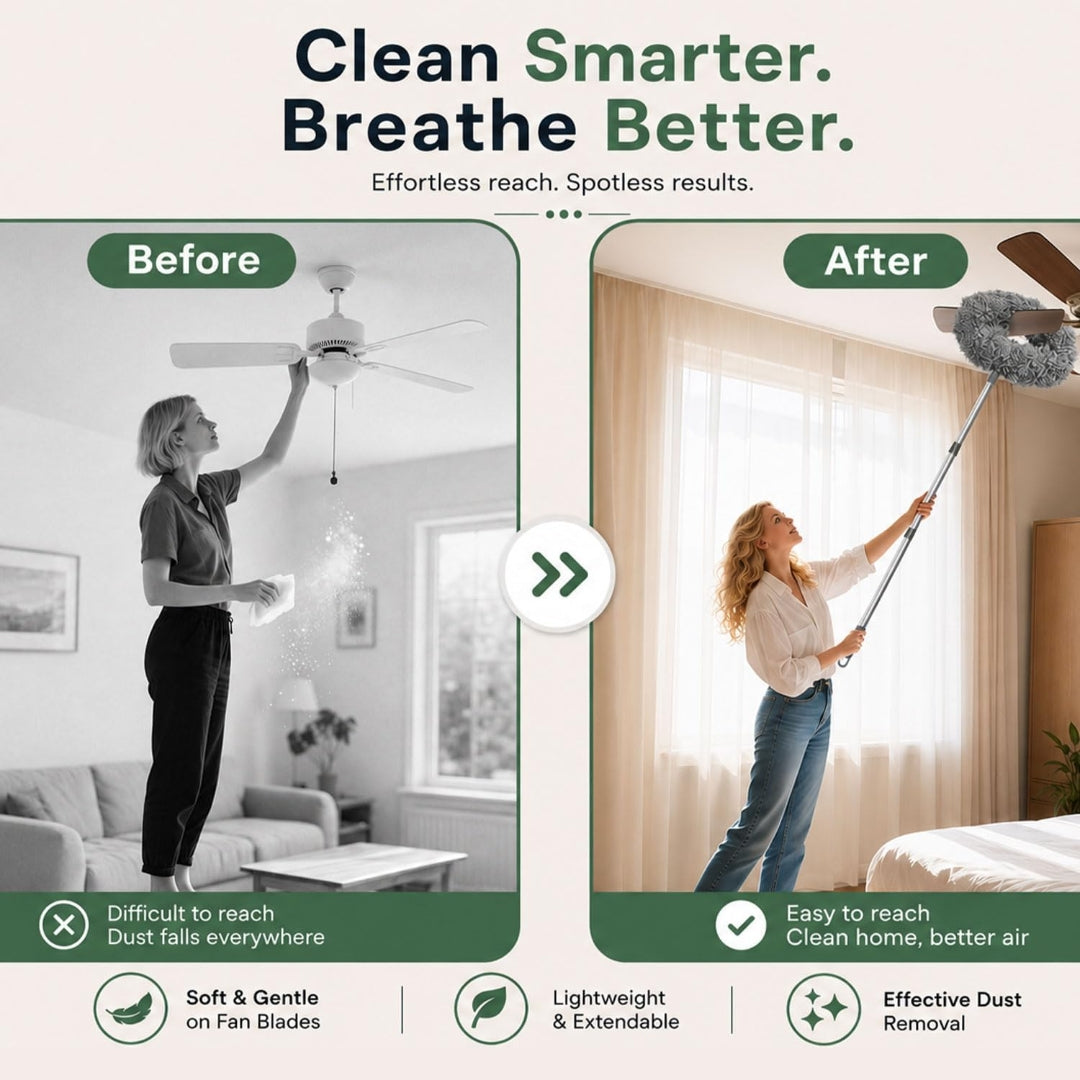 Ceiling fan cleaner
